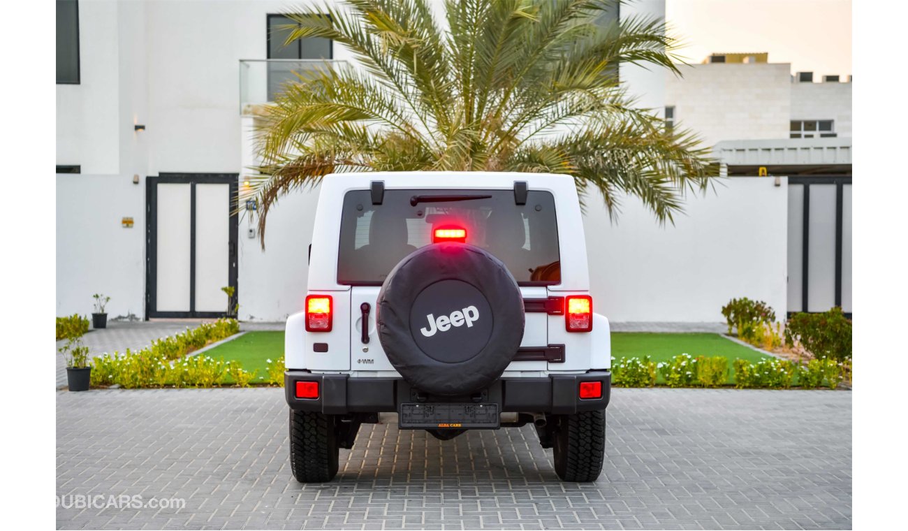 Jeep Wrangler Unlimited Sahara Leather + Navigation - Agency Warranty - AED 2,135 Per Month - 0% DP