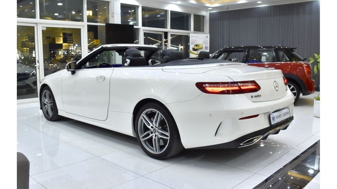 Mercedes-Benz E 400 EXCELLENT DEAL for our Mercedes Benz E400 4Matic CONVERTIBLE ( 2018 Model ) in White Color Japanese