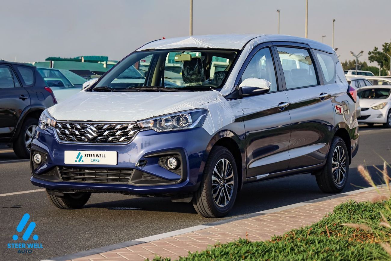 Suzuki Ertiga GLX 2026 | GCC Specs | 7-Seater Comfort | Petrol AT | 6 Airbags | Oxford Blue | Best Price