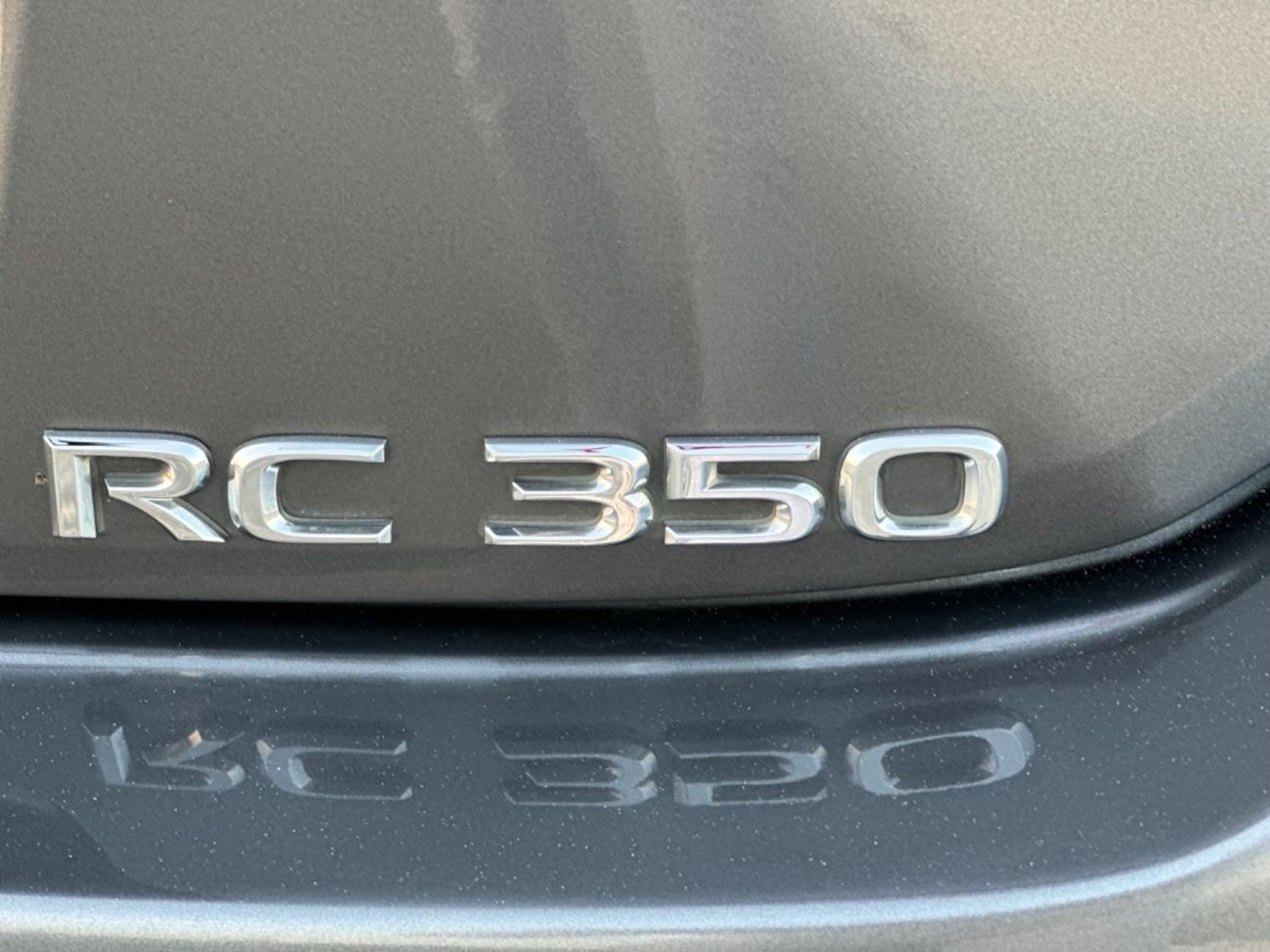 Lexus RC350 F-Sport 3.5L MODEL 2015 GCC CAR PERFECT CONDITION INSIDE AND OUTSIDE FULL OPTION SUN ROOF LEATHER SE