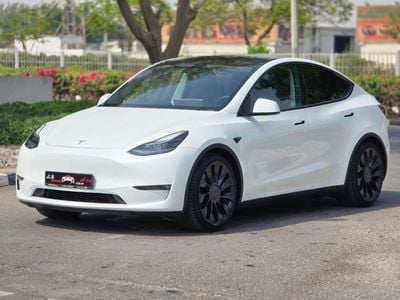 Tesla Model Y Performance (AWD) DUAL MOTOR 4WD 2024 GCC SINGLE OWNER WITH TESLA WARRANTY IN MINT CONDITION