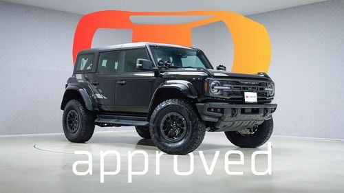 فورد برونكو رابتور | AED 4,767 PM | 2 Years Unlimited Warranty