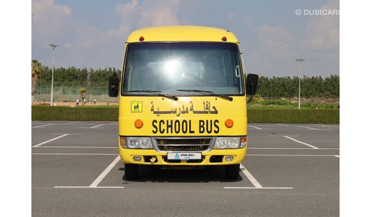 ميتسوبيشي روزا 2008 | 4.2L - 26 SEATER LONG BODY SCHOOL BUS | M/T DIESEL | GCC SPECS | BULK STOCK AVAILABLE