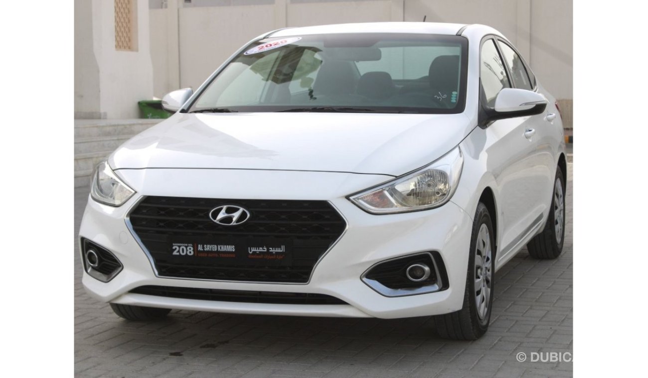 Hyundai Accent Hyundai Accent 2020 GCC 1.6 excellent condition without accident