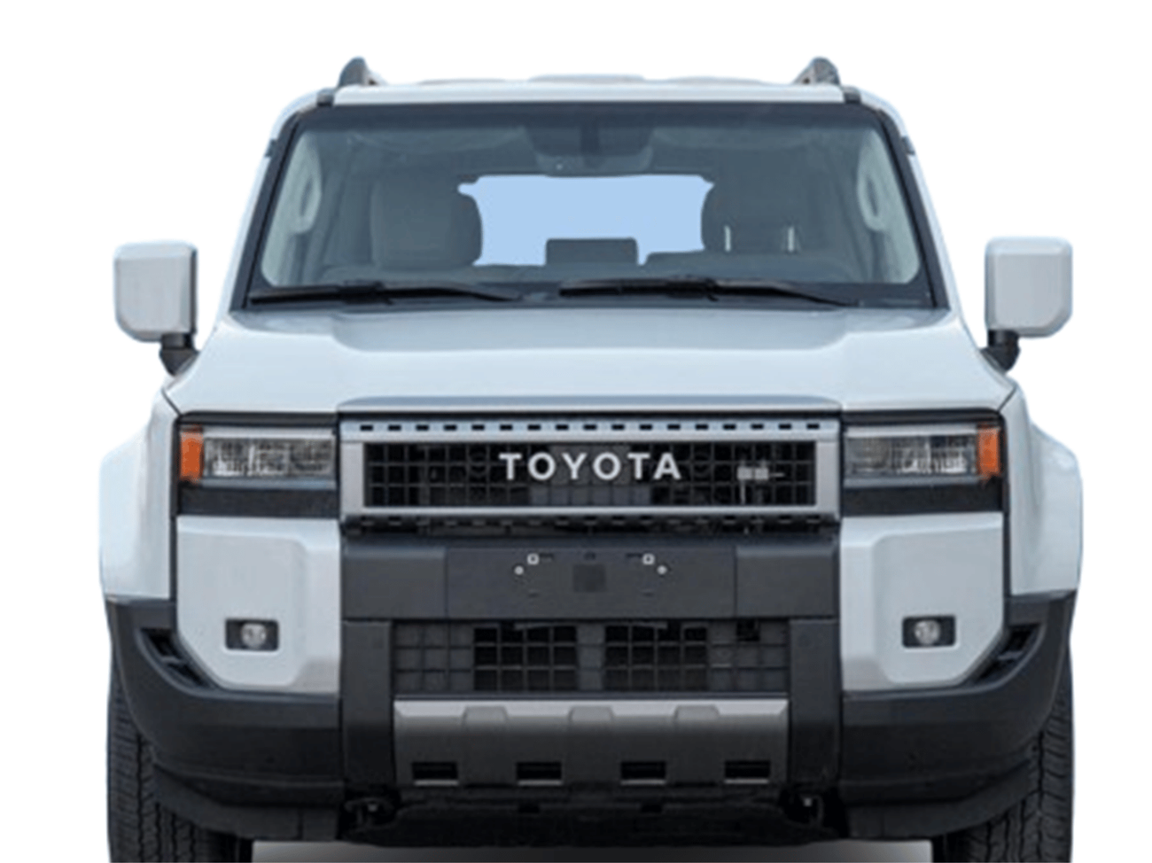 تويوتا برادو ECTP2M021 – 2024 Toyota Prado – 2.7L Petrol Auto – Mid – White with Black Beige Interior