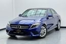 Mercedes-Benz C 300 Std 2.0L (258 HP) 2021 Mercedes-Benz C300 AMG, Full Service History, Warranty, Low Km, Full Option,