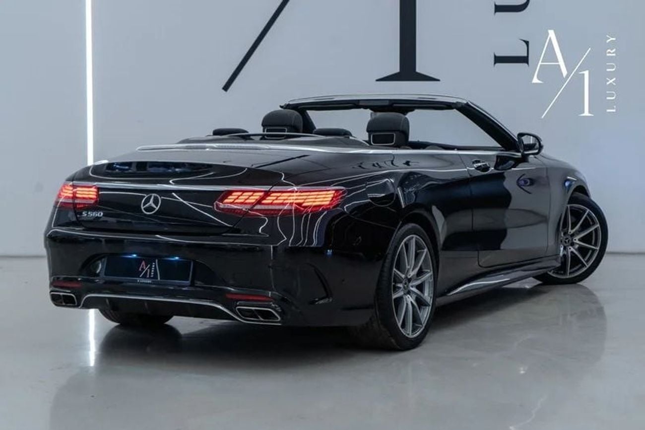 Mercedes Benz S560 AMG 2018 Mercedes Benz S560 AMG Cabriolet, Warranty, Fully Loaded, Very Low Kms, Excellent Condition