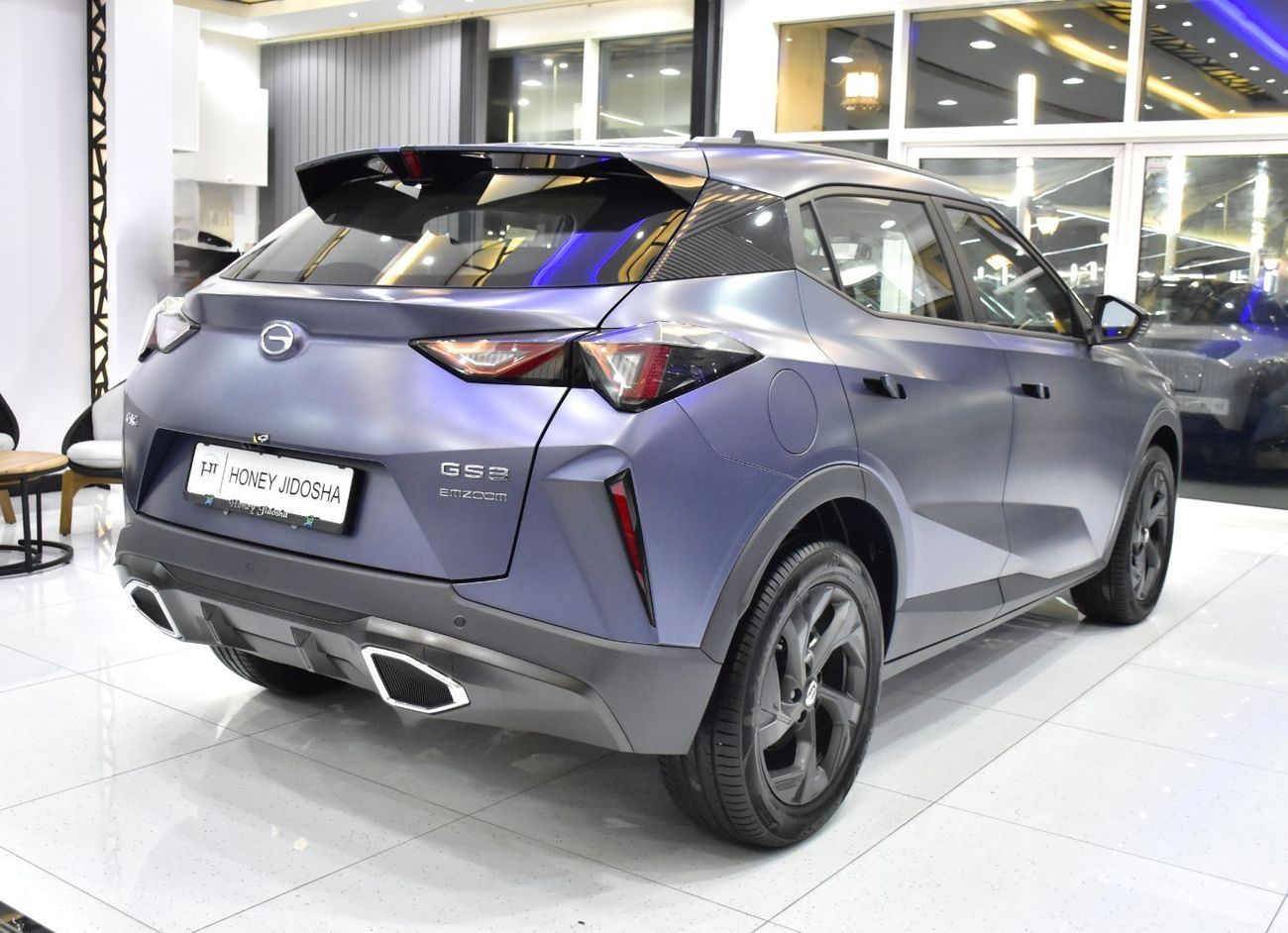 GAC GS3 Emzoom EXCELLENT DEAL for our GAC GS3 EMZOOM 1.5 L ( 2026 Model ) in Matte Blue Color GCC Specs