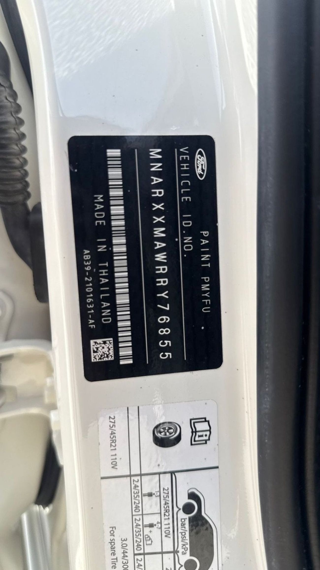 Ford Everest Platinum export from Australia