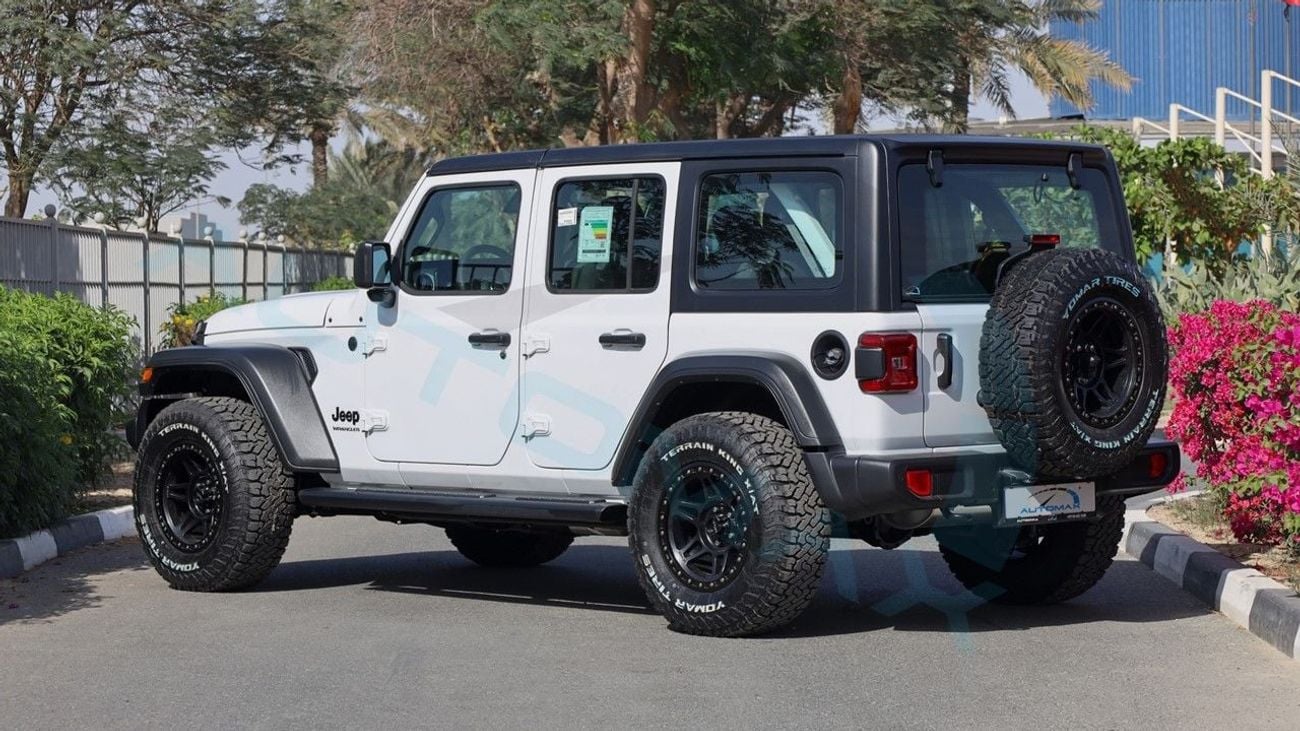 جيب رانجلر Unlimited Sport S I4 2.0T 2025 GCC 0Km With 3 Years Or 100,000Km Warranty