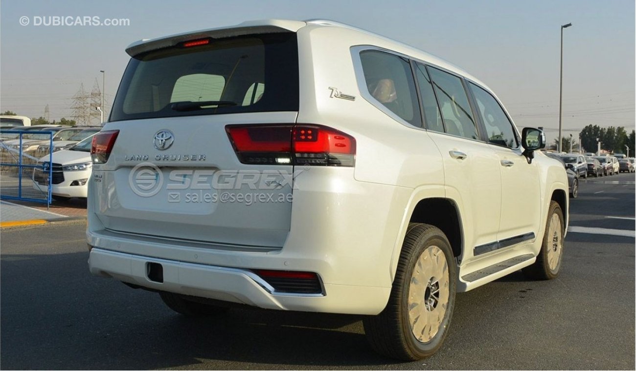 تويوتا لاند كروزر LC300 3.3L Turbo Diesel, VX 4WD AT RADAR & REAR DVD