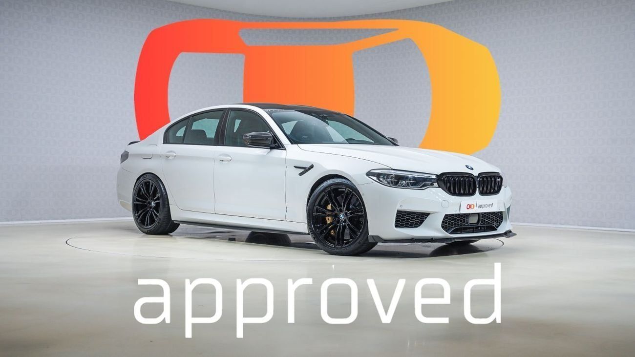 BMW M5 Competition 4.4L (617 HP) | AED 4,840 PM | Up to 3 Years Warranty | GCC