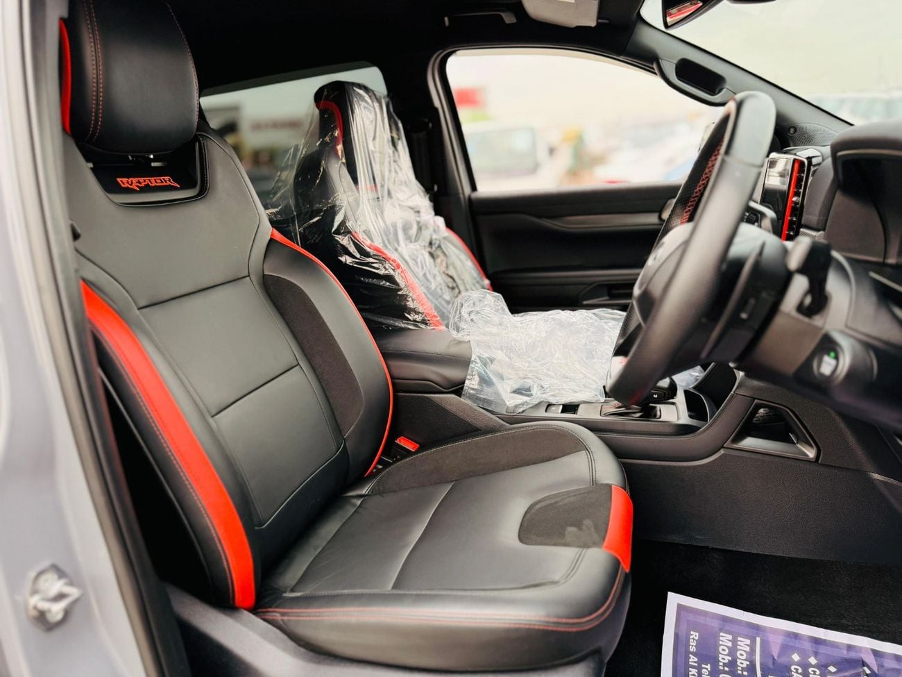 فورد رينجر رابتور Ford raptor 2024 19000km Petro RHD grey colour