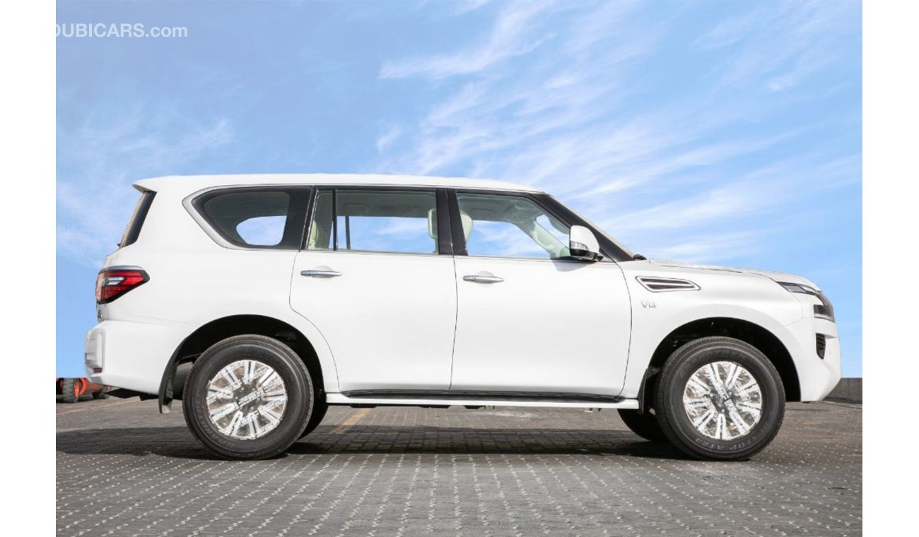 Nissan Patrol LE 5.6L V8 with Dedicated Navigation Screen, Leather Seats and D+P Power Seats