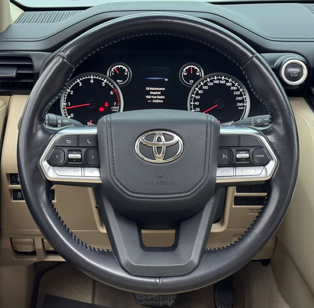تويوتا لاند كروزر EXR 3.5L 2022 Toyota Land Cruiser EXR, Toyota Service History, 1 Year Warranty, 7 Seater, GCC