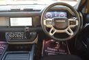 لاند روفر ديفندر 2021Model 2.0 petrol Engine full option tap of the range colour white Transmission Automatic Interio