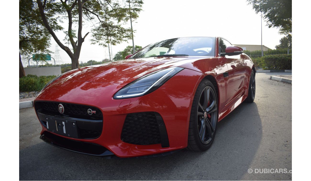 Jaguar F-Type SVR COUPE 2019 VERY LOW MILEAGE THREE YEARS WARRANTY