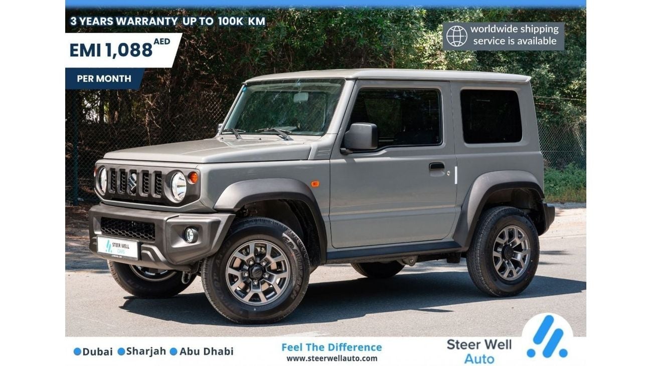 سوزوكي جيمني 2024 GL V4 1.5L Petrol MT / 3 Doors - 4 Seats / Steering Audio Control / Book now