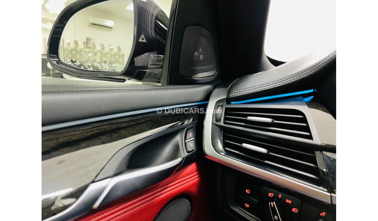 BMW X6 50i M Sport GCC .. FSH .. Perfect Condition .. Original Paint ..