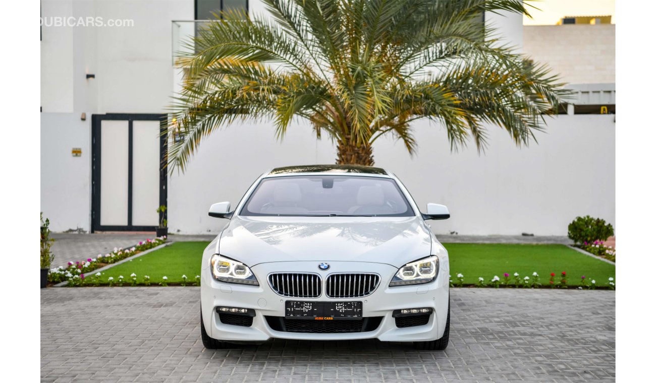 BMW 650i i M-kit Twin Turbo - 2 Y Warranty - GCC - AED 2,089 PER MONTH - 0% DOWNPAYMENT