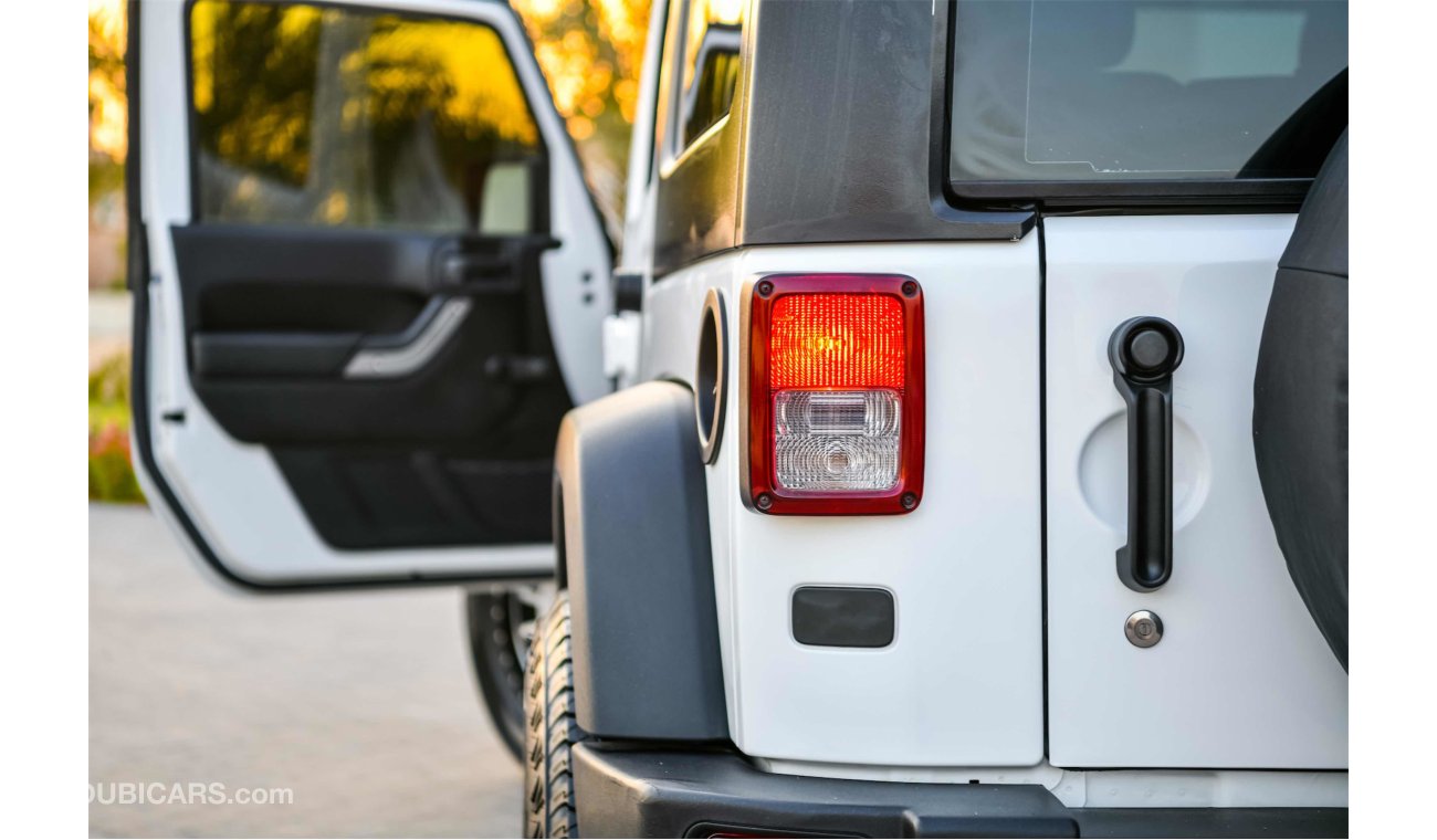 Jeep Wrangler Sport - AED 1,645 Per Month - 0% DP