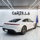 Porsche Taycan Base AED 4,308 /Monthly  l Porsche Taycan – 79.2 kWh Electric Luxury Sedan l White