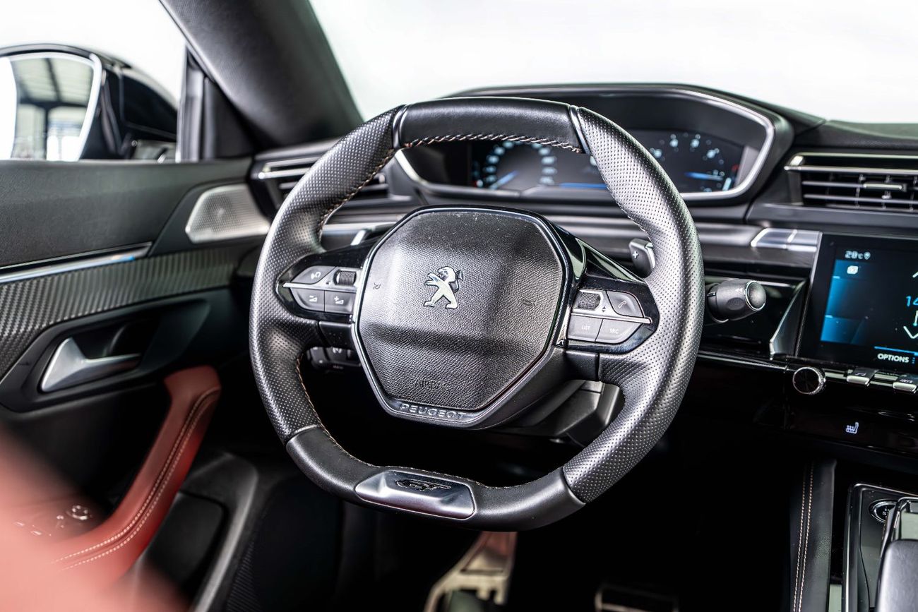 بيجو 508 1 Owner-Al Nabooda Warranty-Exclusive Leather Sports Seats With White Stitching