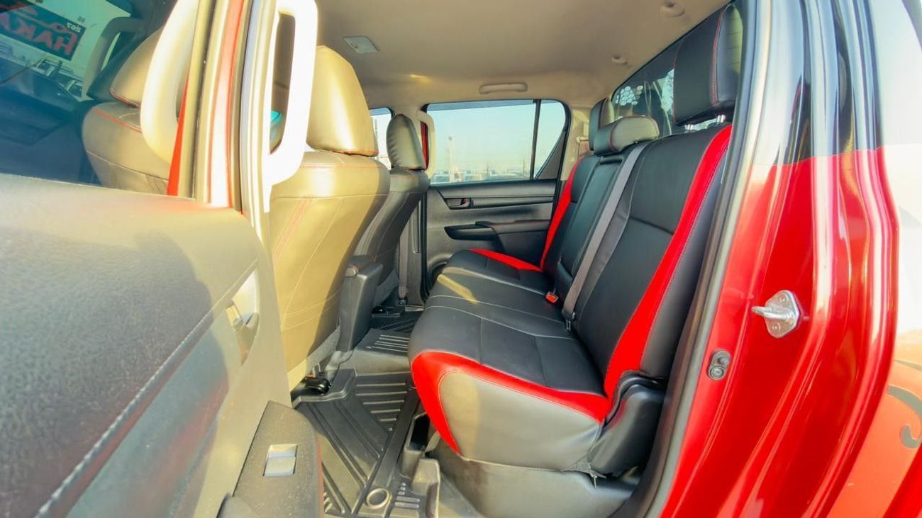 تويوتا هيلوكس 2019 | 2.8L DIESEL | MANUAL TRANSMISSION | RHD | MODIFIED TO GR SPORTS KIT | BONNET SCOOP | ROOF TOP