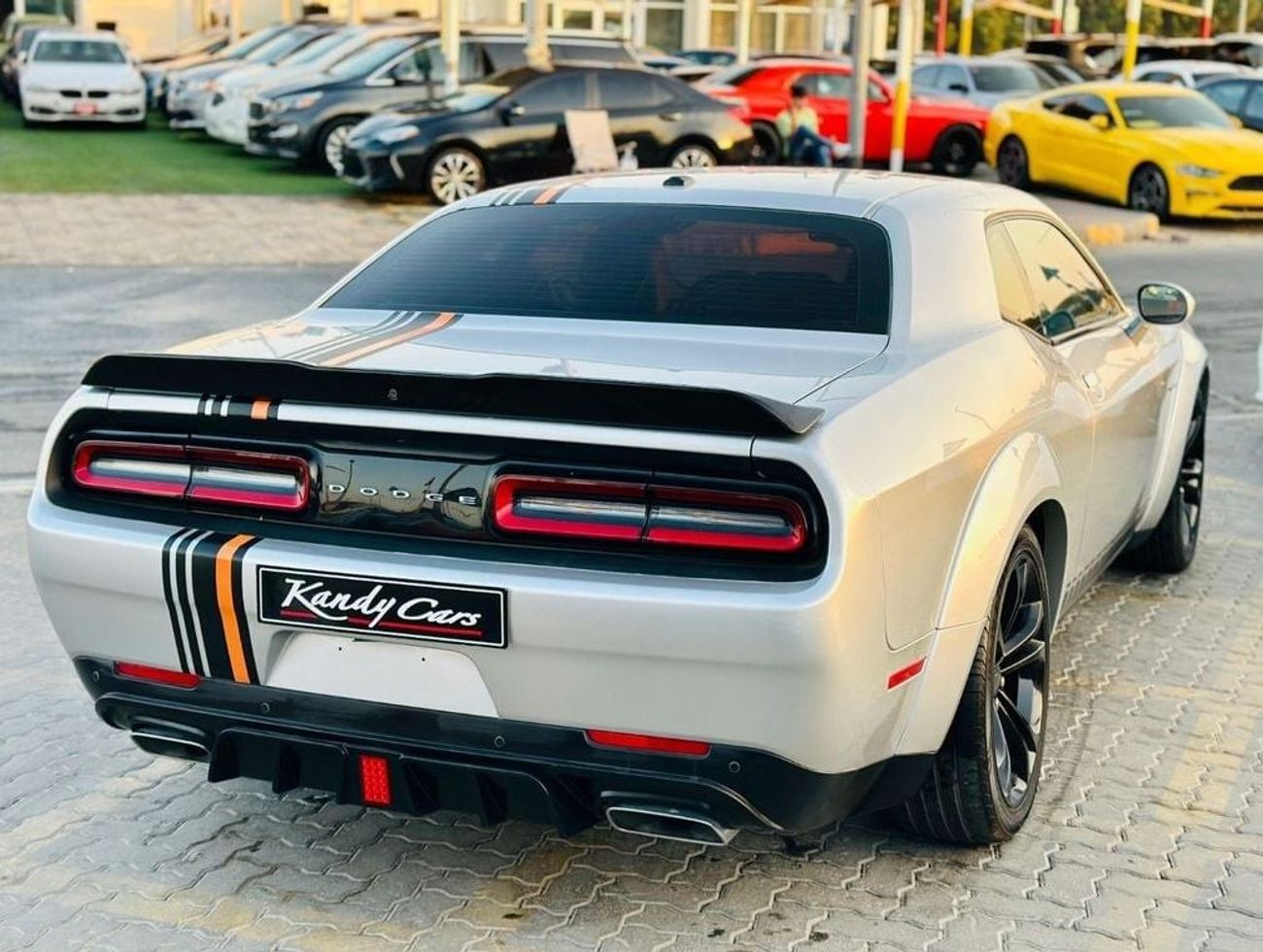 Dodge Challenger R/T 5.7L (370 HP) | Monthly AED 1300/- | 0% DP | Custom Alcantara Seats | Cruise Control | # 46652