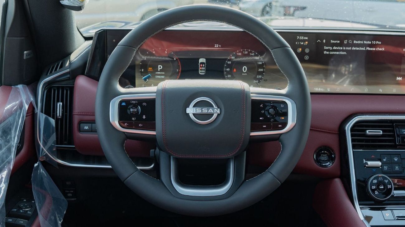 Nissan Patrol 2026 Nissan Patrol LE Platinum 3.5L AT Petrol (Black-Red) (Export Only)