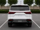Lexus LX600 Lexus LX 600 twin turbo Model 2025 fuel petrol cylinder 6 white colour outside and interior orange
