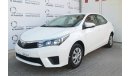 Toyota Corolla 1.6L SE 2016 GCC DEALER WARRANTY AND FREE INSURANCE