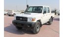 تويوتا لاند كروزر بيك آب Double Cabin, 4.5L Diesel M/T, MY21( Code : N4331)