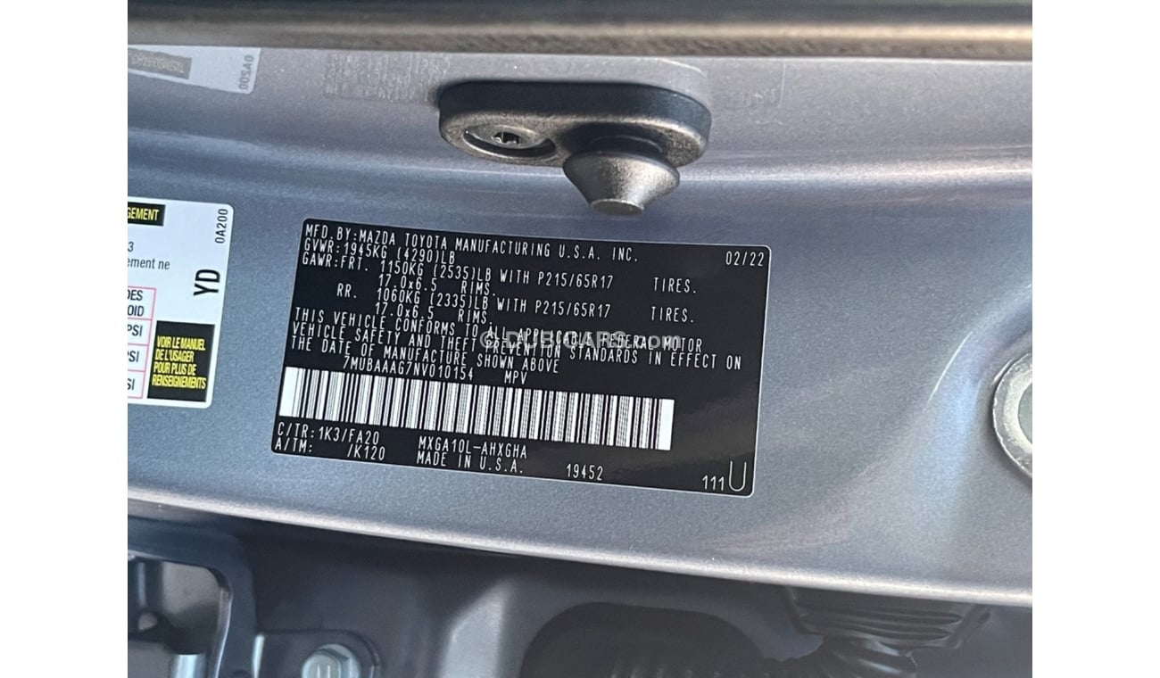 Toyota Corolla Cross 2022 TOYOTA COROLLA CROSS IMPORTED FROM USA