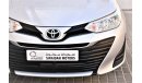 Toyota Yaris AED 1076 PM | 1.5L SE GCC DEALER WARRANTY