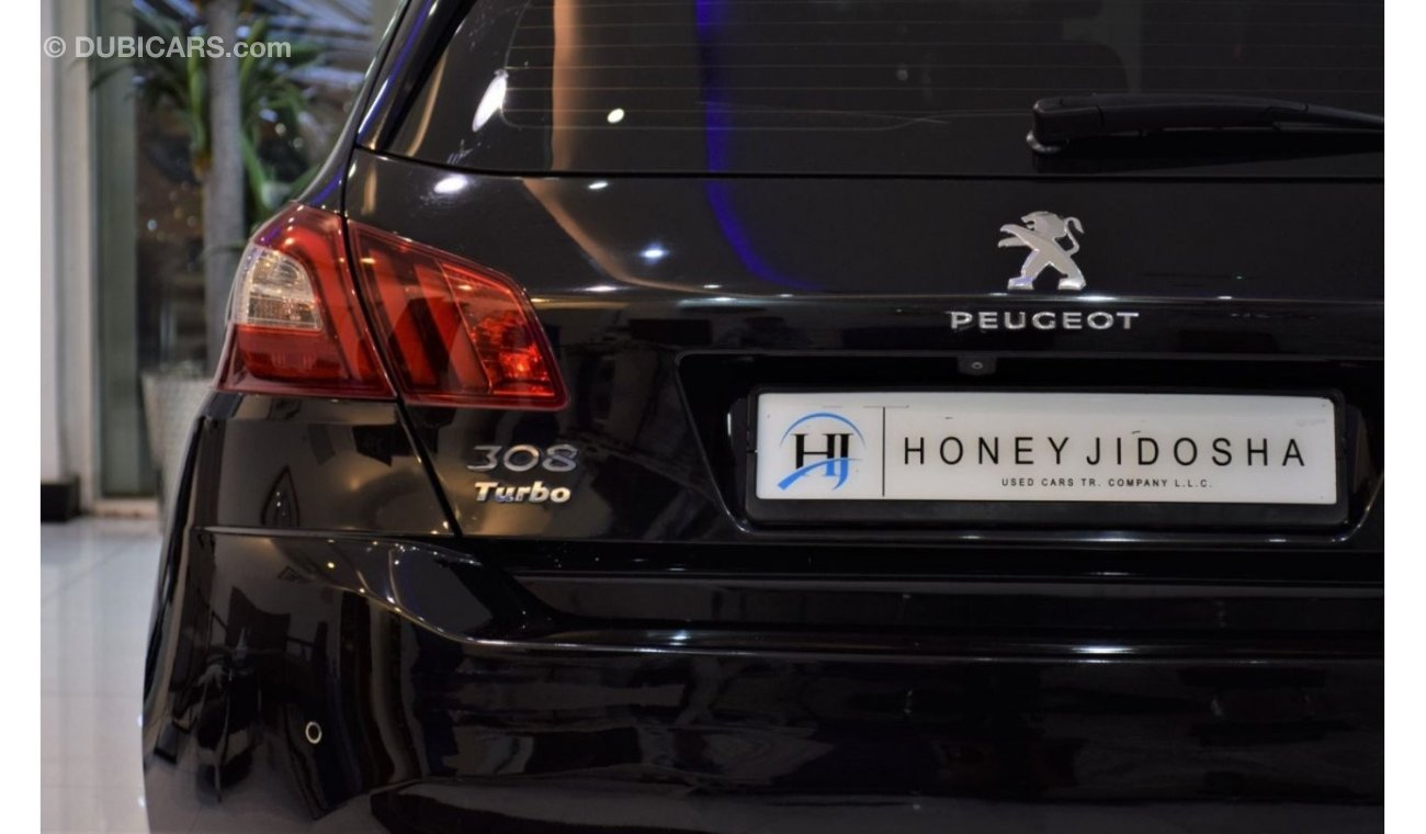 Peugeot 308 EXCELLENT DEAL for our Peugeot 308 TURBO 2015 Model!! in Black Color! GCC Specs