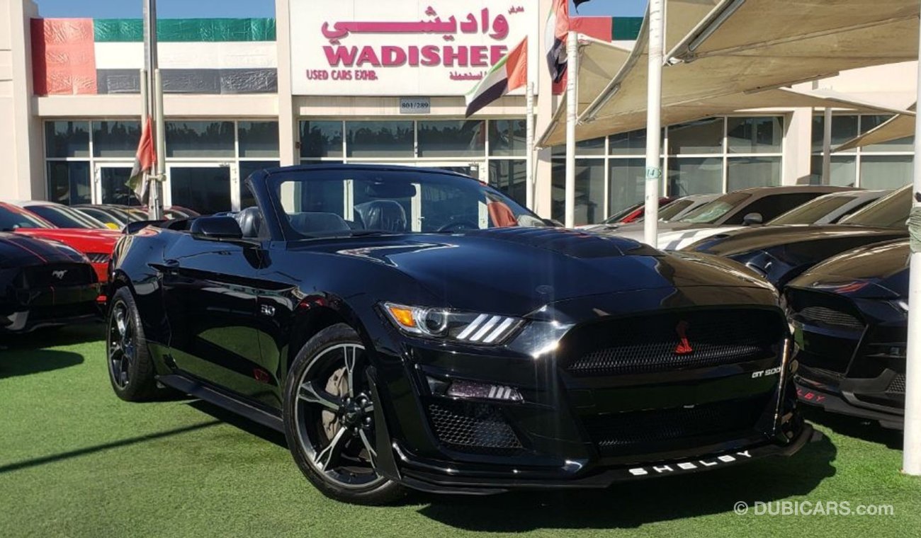 فورد موستانج MUSTANG GT V8 2016/ PREMIUM FULL OPTION/SHELBY KIT/CONVERTIBLE/VERY GOOD CONDITION