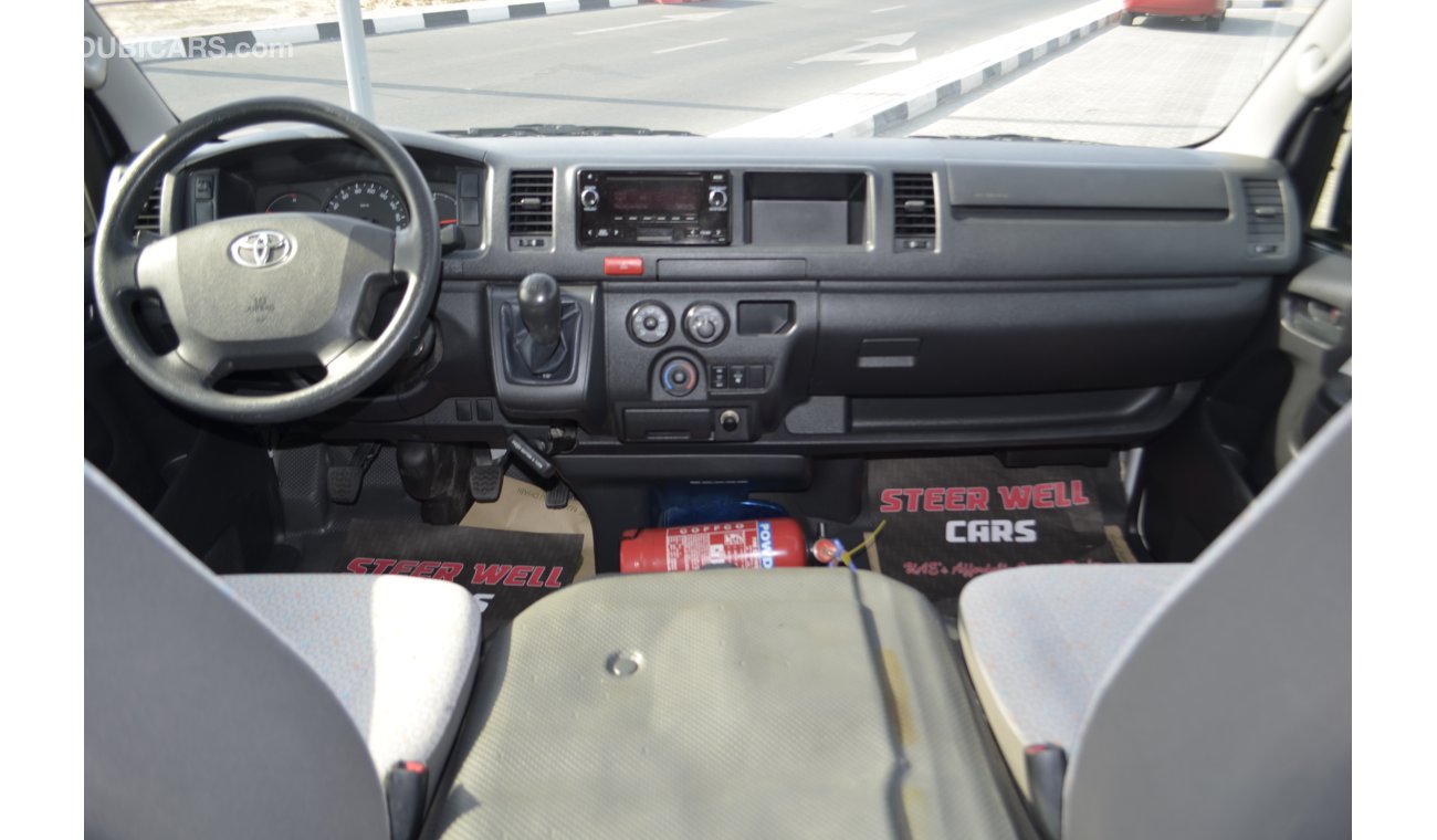 Toyota Hiace GL HIGH ROOF 15 SEATER PASSENGER VAN GCC SPECS