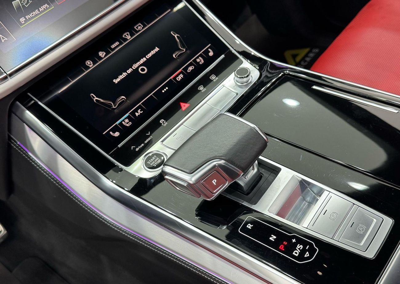 أودي Q8 55 TFSI quattro S Line 3.0L 2021 Audi Q8 S-Line 55TFSI Quattro, 2026 Audi Warranty + Service Pack, F