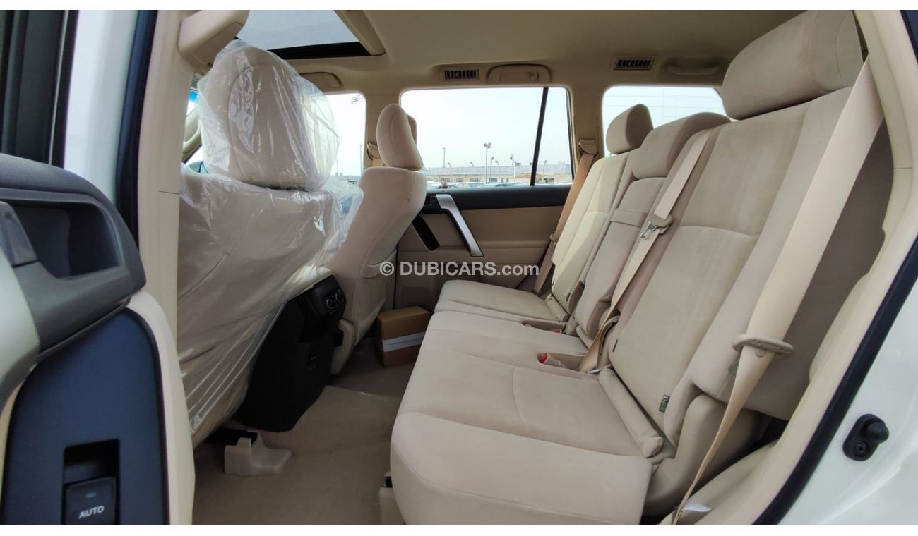 Toyota Prado TXL 4.0L Petrol. 2023, 4x4, SUV, Sun roof, LED lights, White color