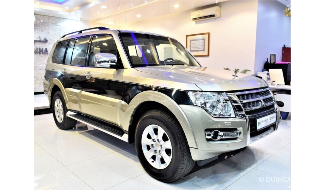 Mitsubishi Pajero ONLY 30000 KM!!! Mitsubishi Pajero GLS 2015 Model!! in Gold Color! GCC Specs