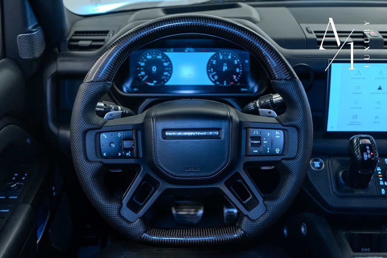 Land Rover Defender 110 P525 Carpathian Edition V8 2023 Land Rover Defender, Warranty, Carbon Fiber Package, Fully Loade