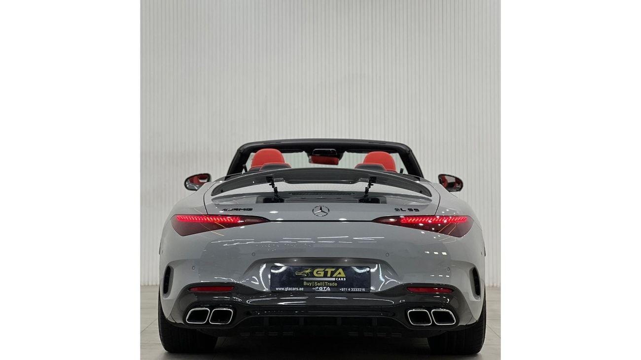 Mercedes-Benz SL 55 AMG 2022 Mercedes Benz SL55 AMG 4MATIC, AAA Warranty, April 2027 GTA Service Pack, Full Options, GCC