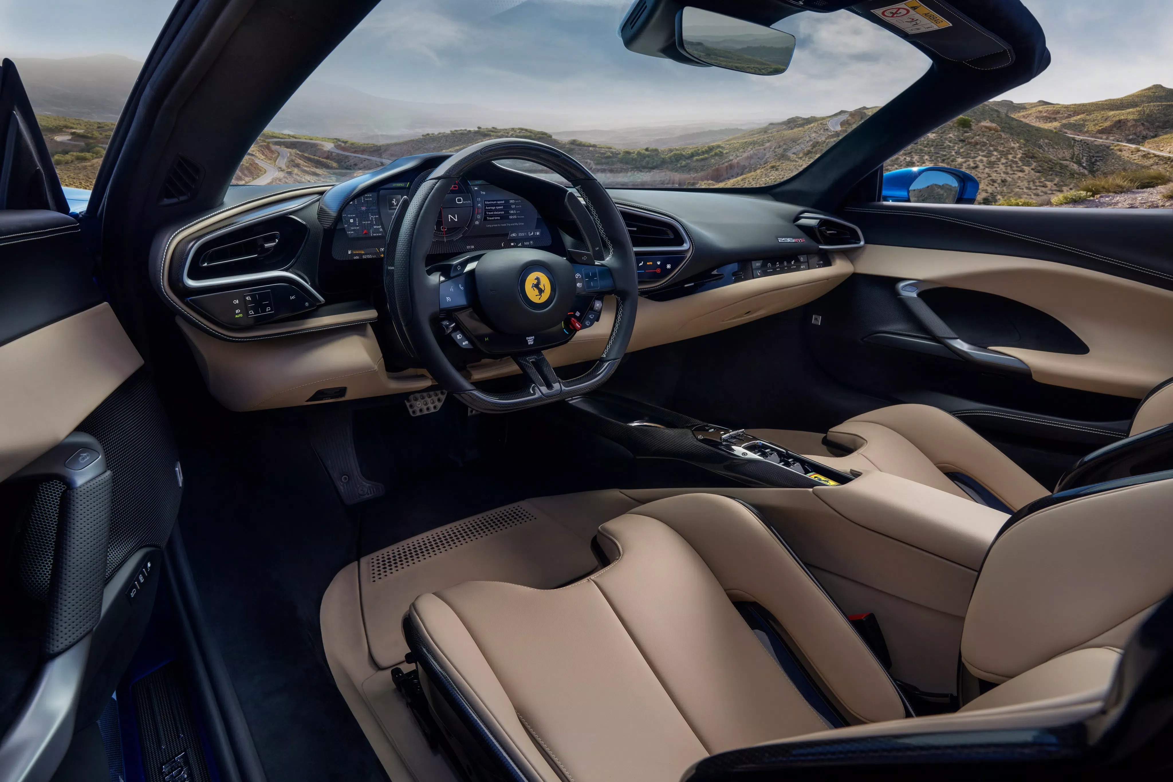 فيراري 296 GTS interior - Interior