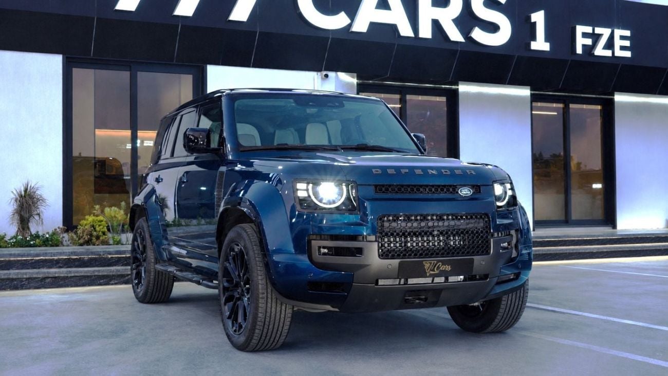 Land Rover Defender 110 OCTA  P635 | Sargasso Blue | Light Cloud/Lunar | 635 HP