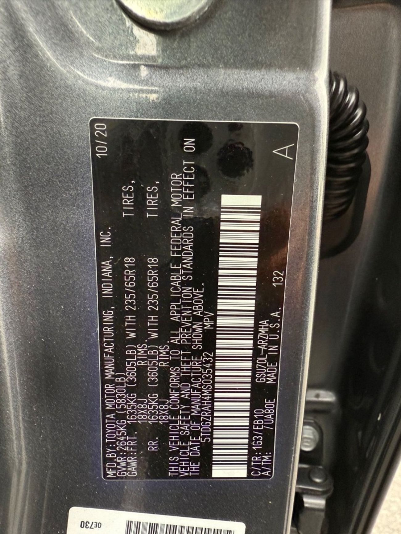 Toyota Highlander 2021 XLE LIMITED V6 FULL OPTION US SPEC