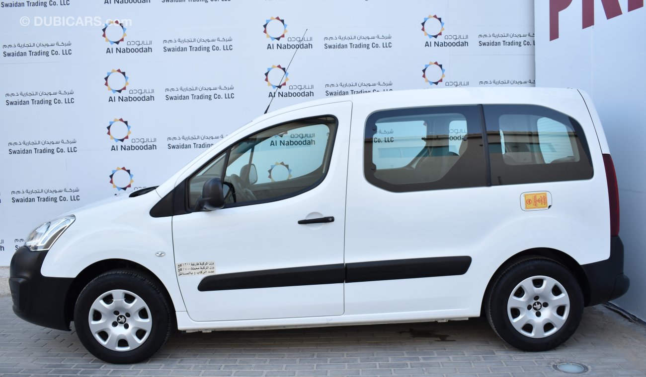 Peugeot Partner Tepee COMBI B9 1.6L MANUAL 2016 GCC DEALER WARRANTY AND FREE INSURANCE