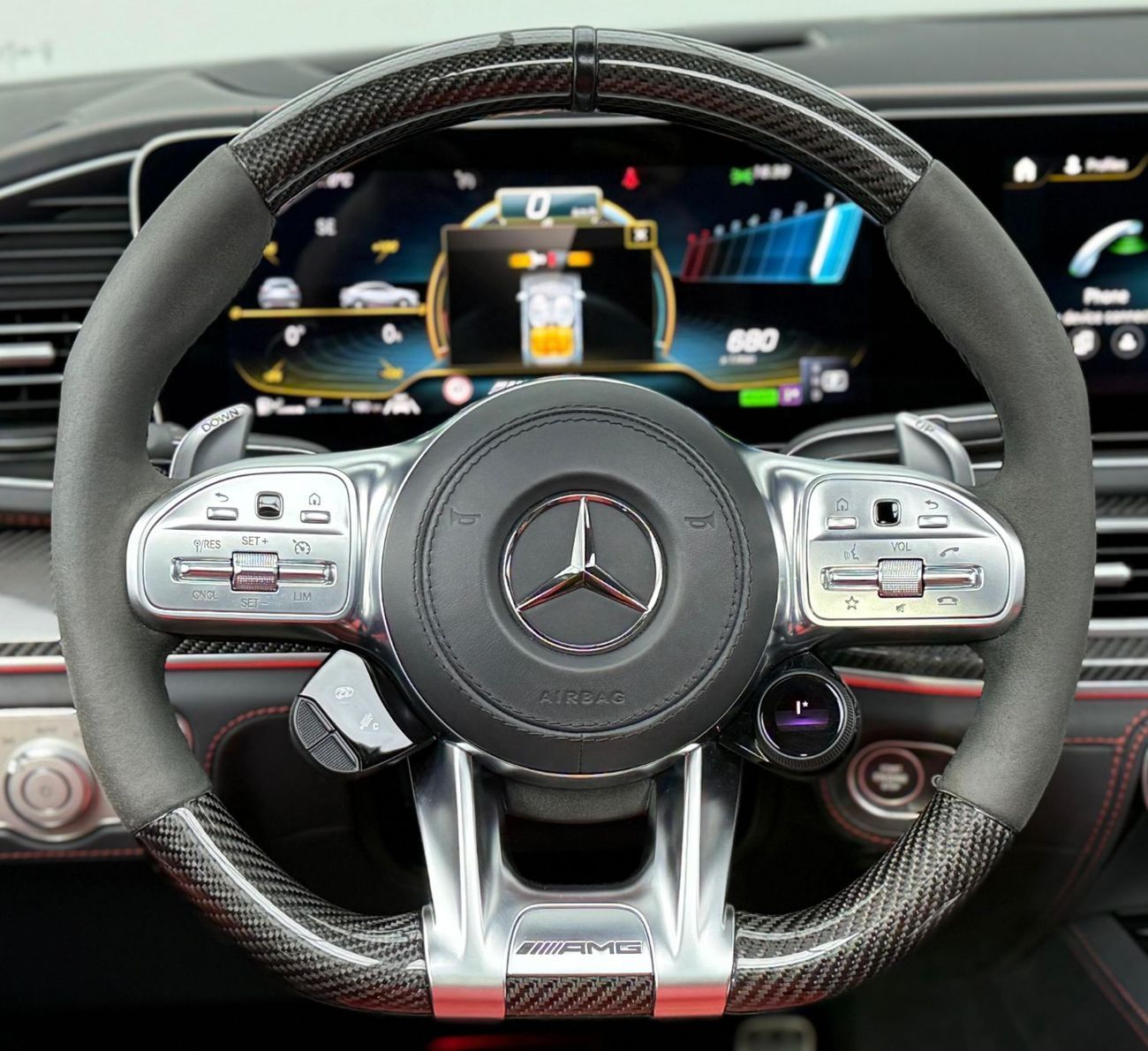 مرسيدس بنز GLE 63 S AMG كوبيه 4MATIC+ 2022 Mercedes Benz GLE63s AMG Coupe, 2025 MB Warranty, Full MB Service History, Fully Loaded