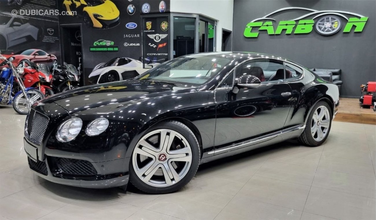 بنتلي كونتيننتال جي تي BENTLEY GT 2014 GCC IN PERFECT CONDITION WITH 62K KM ONLY FOR 249K AED