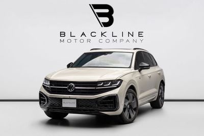 Volkswagen Touareg R-LINE BUY NOW, PAY 2027 | THE BLACKLINE STANDARD | 2029 Volkswagen Warranty + Service Contract, GCC